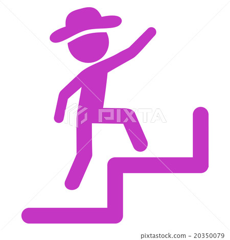 Gentleman Steps Upstairs Icon Gentleman Steps Upstairs Icon 20350079