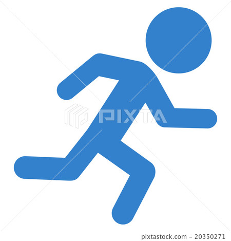 Running Human Profile Icon Running Human Profile Icon 20350271