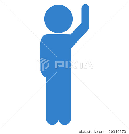 Young Man Hello Icon Young Man Hello Icon 20350370