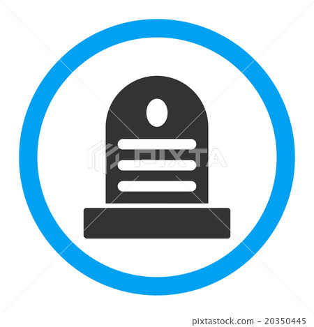 Tombstone Rounded Vector Icon 20350445