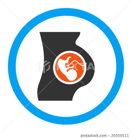 Pregnancy Rounded Vector Icon Pregnancy Rounded Vector Icon 20350511