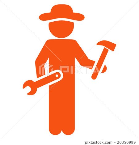 Human Figure Serviceman Icon 20350999