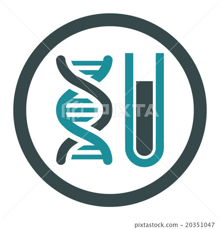 Genetic Analysis Rounded Vector Icon Genetic Analysis Rounded Vector Icon 20351047