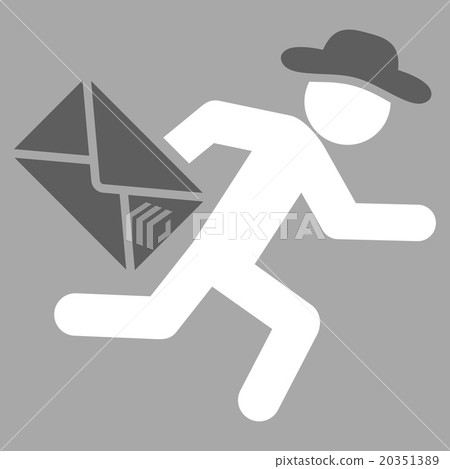 Spy Mail Courier Icon 20351389