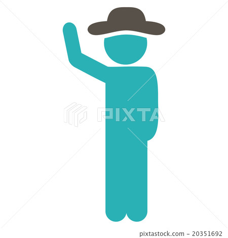 Human Hitchhike Icon Human Hitchhike Icon 20351692