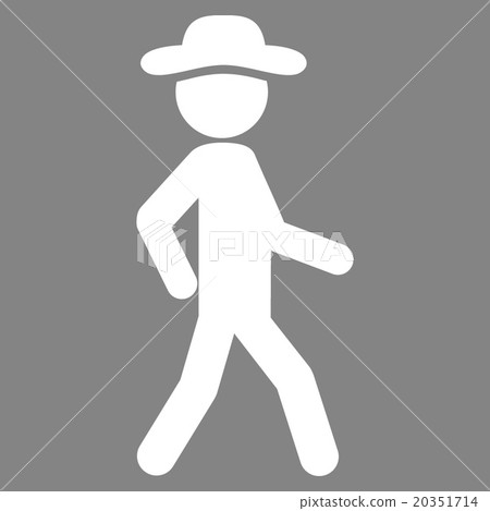 Walking Male Icon Walking Male Icon 20351714
