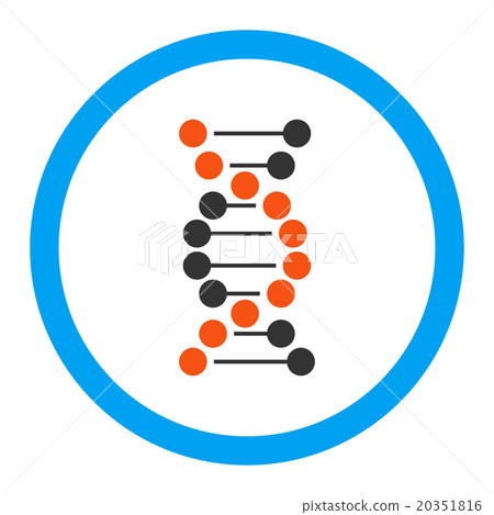 Dna Rounded Vector Icon 20351816