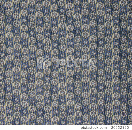 Japanese pattern silk fabric dyeing old cloth Edo komon pattern Japanese pattern silk fabric dyeing old cloth Edo komon pattern 20352530