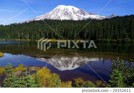 美國華盛頓雷尼爾山國家公園的風景 美國華盛頓雷尼爾山國家公園的風景 20352611