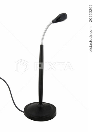 Microphone isolated on white 20353263