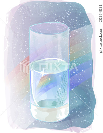 glass rainbow of water glass rainbow of water 20354051
