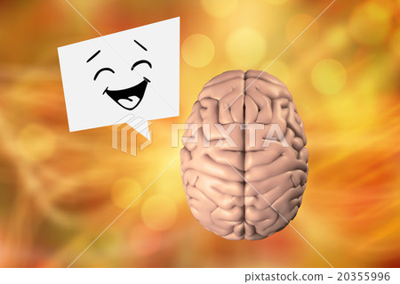 Composite image of smiling face 20355996