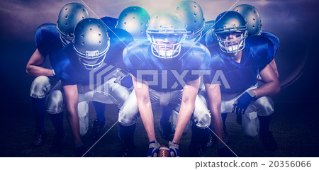 Composite image of american football players Composite image of american football players 20356066