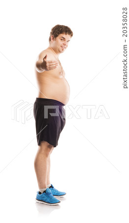 Fat fitness man Fat fitness man 20358028