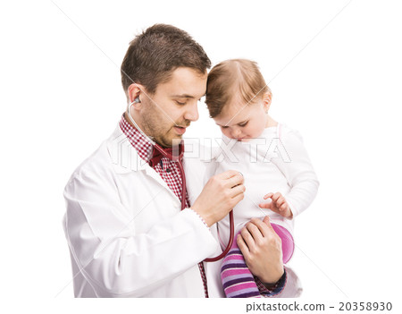 Doctor man with stethoscope Doctor man with stethoscope 20358930