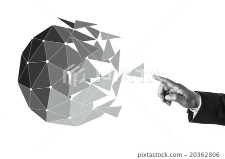 business, technology, hand 20362806