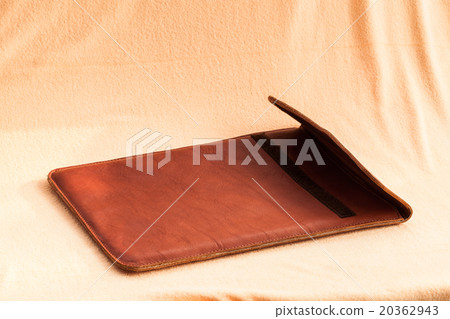 Vintage elegant brown leather briefcase. Vintage elegant brown leather briefcase. 20362943