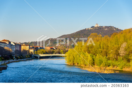View of Turin over the Po River - Italy 20363163