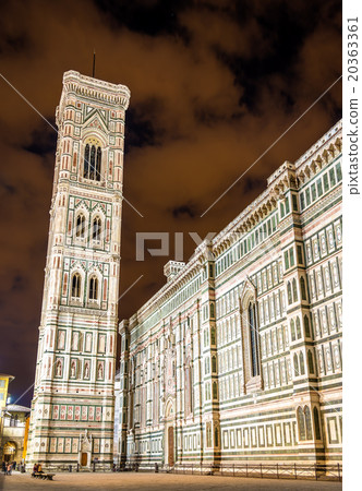 Giotto Campanile at the Florence Cathedral - Italy Giotto Campanile at the Florence Cathedral - Italy 20363361