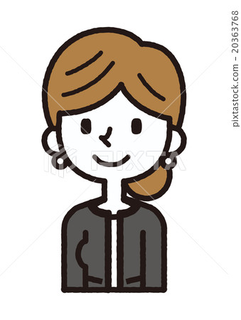 Female [Simple character series] - Stock Illustration [20363768] - PIXTA