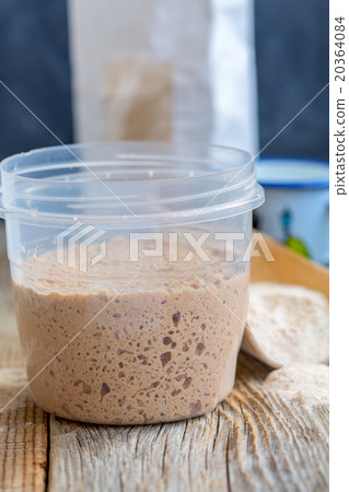 Cup with rye leaven. Cup with rye leaven. 20364084