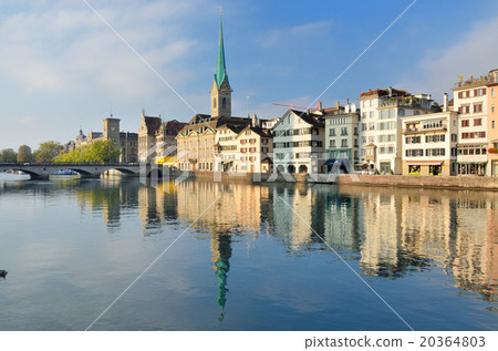 瑞士里馬托河和蘇黎世的街道 瑞士里馬托河和蘇黎世的街道 20364803
