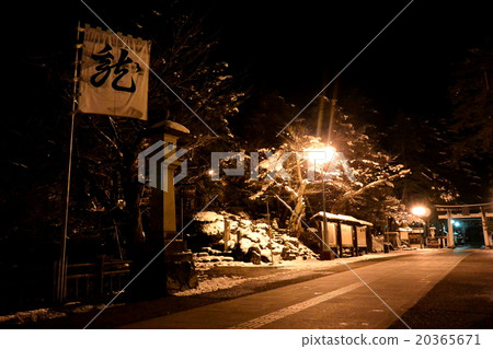 Night view of Uesugi Shrine Night view of Uesugi Shrine 20365671