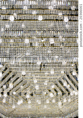 crystal strass lamp white over black background crystal strass lamp white over black background 20366001