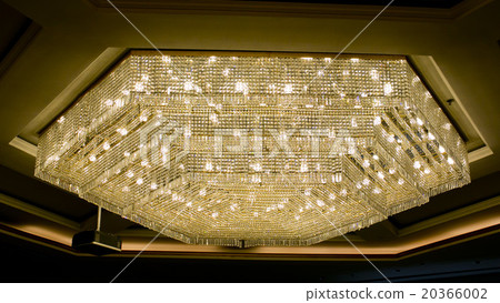 beautiful crystal chandelier in a room 20366002