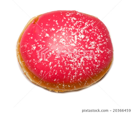 Pink glazed donut 20366459