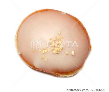 Simple donut with nuts on top 20366460