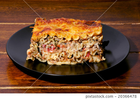 Cut piece of lasagna Cut piece of lasagna 20366478
