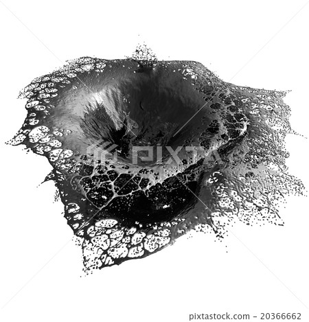 Splash of black fuel Oil. Splash of black fuel Oil. 20366662