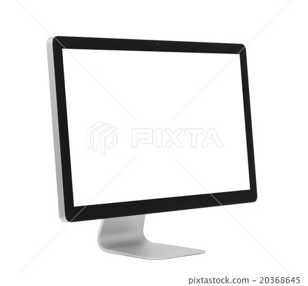 Computer monitor isolated 20368645