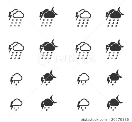Weather simply icons 20370586