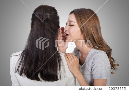 Asian friends whisper 20372555