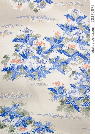 日本圖案真絲織物染色織物舊佈 20373072