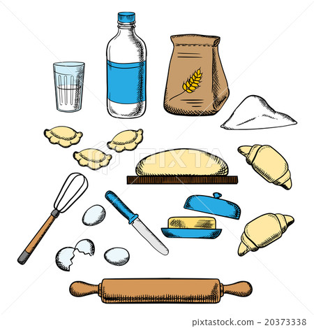 Cooking process of kneading dough Cooking process of kneading dough 20373338