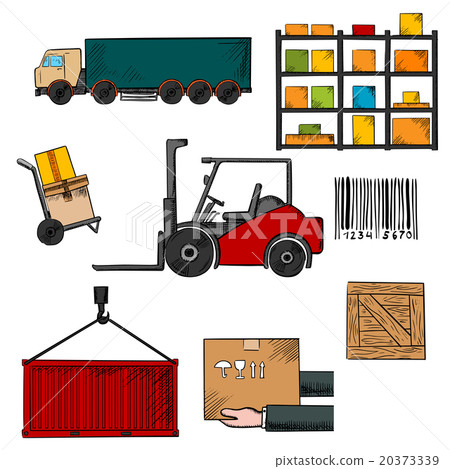 Delivery, shipping and freight objects Delivery, shipping and freight objects 20373339