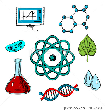 Biology flat concept design Biology flat concept design 20373341