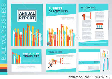 Hand raising book cover and presentation template Hand raising book cover and presentation template 20376349