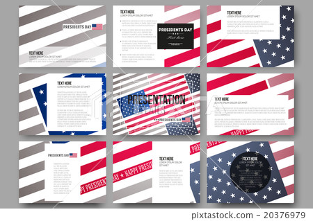 Set of 9 templates for presentation slides 20376979