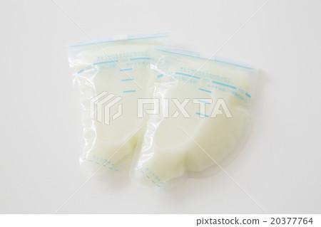 Breast milk in storage bag 20377764