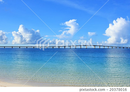 Miyakojima Yonaha Maehama Beach和Kamama Ohashi 20378016