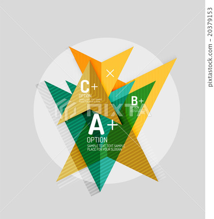 Paper style abstract geometric shapes with Paper style abstract geometric shapes with 20379153