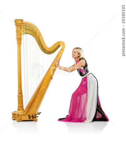 Woman with harp Woman with harp 20380185