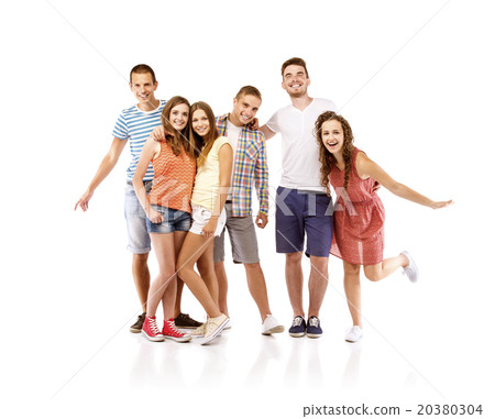 Group of happy students 20380304