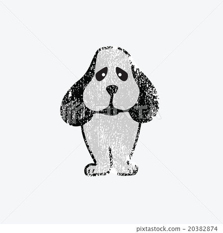 Animal dog stamp Animal dog stamp 20382874