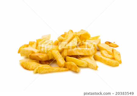 fried potatoes and frying pan basket fried potatoes and frying pan basket 20383549