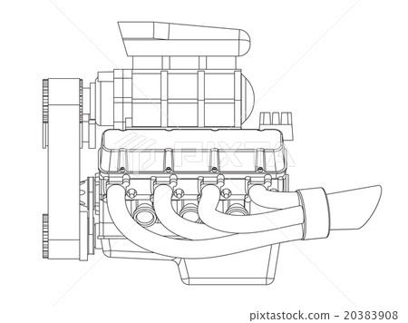 Hot Rod Engine Hot Rod Engine 20383908